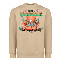 Mushroom bookaholic Heavyweight Sweatshirt - MaliasSmallBusiness