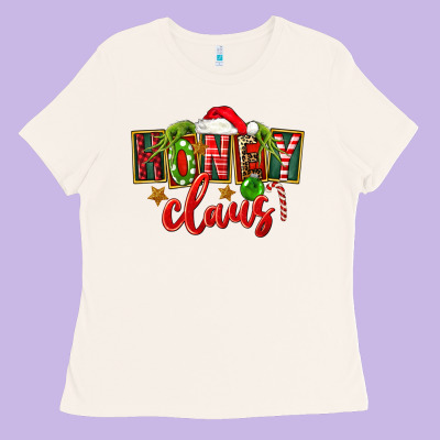 Christmas Honey Claus Ladies Tee Designed By Fadigitalartstudio