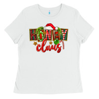 White christmas honey claus Ladies Tee - FaDigitalArtStudio
