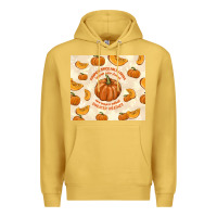 Antique Gold pumpkin spice fall leaves Premium Hoodie - TumblerDesignByShophia