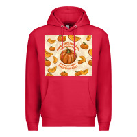Cardinal pumpkin spice fall leaves Premium Hoodie - TumblerDesignByShophia
