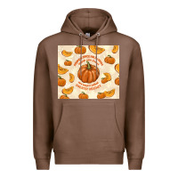 Chestnut pumpkin spice fall leaves Premium Hoodie - TumblerDesignByShophia