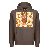 Coffee pumpkin spice fall leaves Premium Hoodie - TumblerDesignByShophia