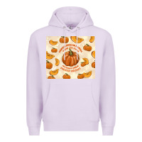 Lilac pumpkin spice fall leaves Premium Hoodie - TumblerDesignByShophia