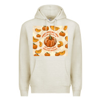 Oatmeal Heather pumpkin spice fall leaves Premium Hoodie - TumblerDesignByShophia