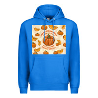 True Royal pumpkin spice fall leaves Premium Hoodie - TumblerDesignByShophia