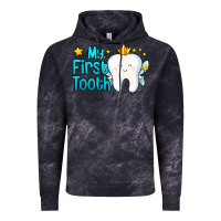 Cloud Black my first tooth tooth fairy Vintage Hoodie - Jasminsmagicworld