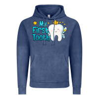 Vintage Denim my first tooth tooth fairy Vintage Hoodie - Jasminsmagicworld
