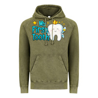 Vintage Olive my first tooth tooth fairy Vintage Hoodie - Jasminsmagicworld