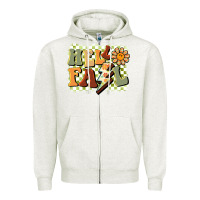 Groovy Hello Fall Zipper Hoodie | Teevron