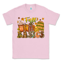 Bubblegum Pink Fall Basics Classic Tee - CowhideDigitalArt