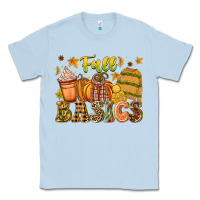 Dusty Blue Fall Basics Classic Tee - CowhideDigitalArt