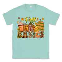 Seafoam Fall Basics Classic Tee - CowhideDigitalArt