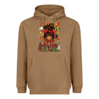 Toasted Coconut santas favorite principal afro messy bun Heavyweight Hoodie - texasbilliewilder