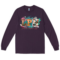 Plum lpn licensed practical nurse western Long Sleeve Tee - NancyCooperArtShop