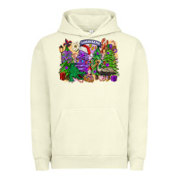 Christmas Louisiana Mardi Gras Trees Urban Hoodie | Teevron