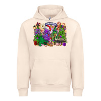 Sandshell Christmas Louisiana Mardi Gras trees Urban Hoodie - FaDigitalArtStudio