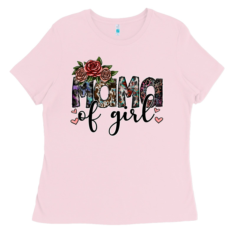 Mama Of Girl Ladies Tee by SublimationCraftShop | Teevron