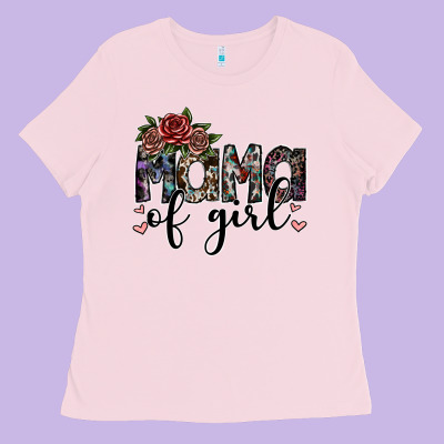 Mama Of Girl Ladies Tee Designed By Sublimationcraftshop