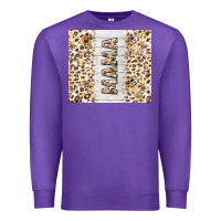Purple mother's day mama leopard tumbler tbs Premium Sweatshirt - TumblerDesignByShophia