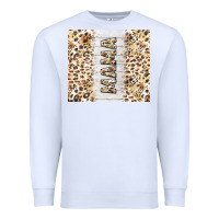 White mother's day mama leopard tumbler tbs Premium Sweatshirt - TumblerDesignByShophia