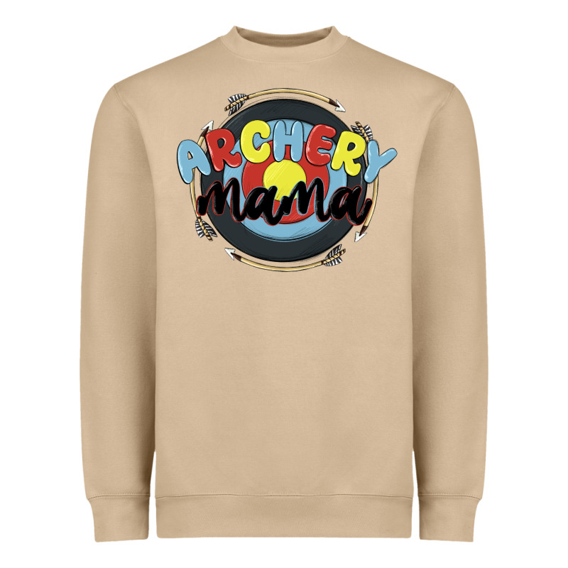 Archery Mama Heavyweight Sweatshirt by MaliasSmallBusiness | Teevron