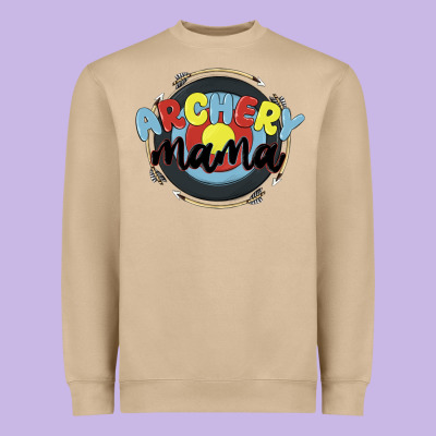 Archery Mama Heavyweight Sweatshirt Designed By Maliassmallbusiness