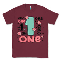 Burgundy one  one one one Classic Tee - MaliasSmallBusiness