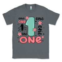 Charcoal Heather one  one one one Classic Tee - MaliasSmallBusiness