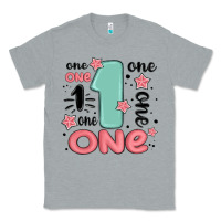 Heather Grey one  one one one Classic Tee - MaliasSmallBusiness