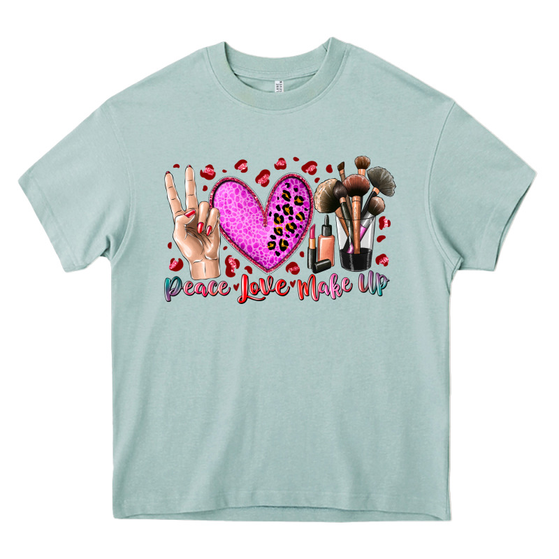 Peace Love Makeup Heavy Core Tee by RacoonDesign | Teevron