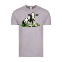 Vintage Zinc holstein cow sitting Vintage Tee - LillyAllenDesigns