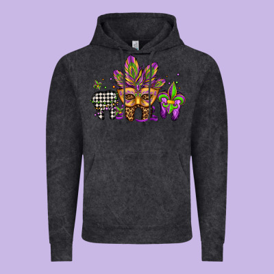 Mardi Gras Teeth Dental Assistant Vintage Hoodie Designed By Jasminsmagicworld