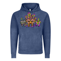 Vintage Denim mardi gras teeth dental assistant Vintage Hoodie - Jasminsmagicworld
