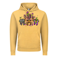 Vintage Mustard mardi gras teeth dental assistant Vintage Hoodie - Jasminsmagicworld