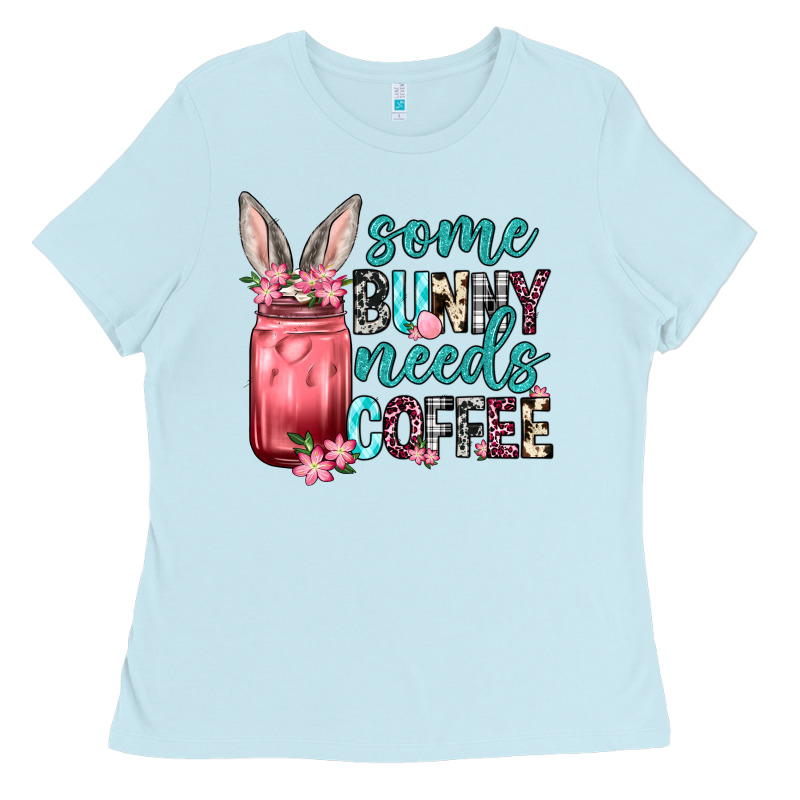 Some Bunny Needs Coffee Ladies Tee by Neo Western | Teevron