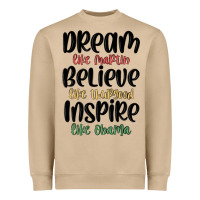 Mushroom dream like martin believe like thurgood inspire li Heavyweight Sweatshirt - MaliasSmallBusiness