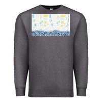 Charcoal Heather doodle flowers sippy cup tbs Premium Sweatshirt - TumblerDesignByShophia