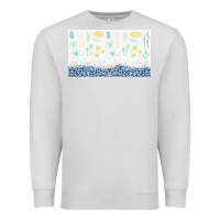 Dove Grey doodle flowers sippy cup tbs Premium Sweatshirt - TumblerDesignByShophia