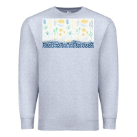 Heather Grey doodle flowers sippy cup tbs Premium Sweatshirt - TumblerDesignByShophia