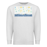 Oatmeal Heather doodle flowers sippy cup tbs Premium Sweatshirt - TumblerDesignByShophia