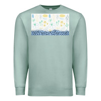 Seafoam doodle flowers sippy cup tbs Premium Sweatshirt - TumblerDesignByShophia