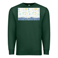Sports Green doodle flowers sippy cup tbs Premium Sweatshirt - TumblerDesignByShophia