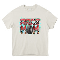 Cream Race Mom Heavy Core Tee - RacoonDesign