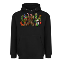 Black Army Christmas Joy Heavyweight Hoodie - NancyCooperArtShop