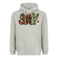 Moon Dust Army Christmas Joy Heavyweight Hoodie - NancyCooperArtShop