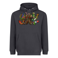 Smoke Army Christmas Joy Heavyweight Hoodie - NancyCooperArtShop