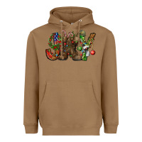 Toasted Coconut Army Christmas Joy Heavyweight Hoodie - NancyCooperArtShop