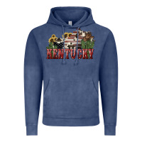 Vintage Denim kentucky Vintage Hoodie - NancyCooperArtShop