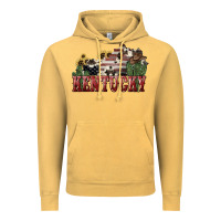 Vintage Mustard kentucky Vintage Hoodie - NancyCooperArtShop